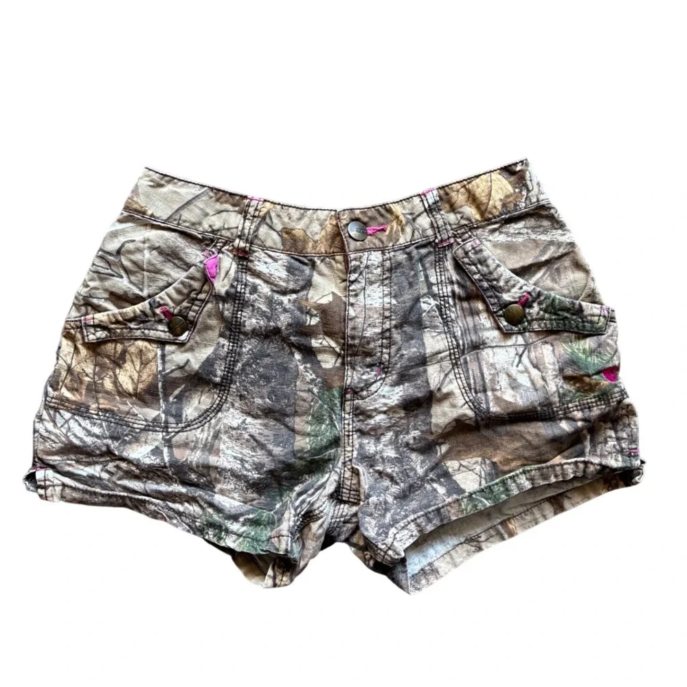 Y2K Carhartt Camo Micro Shorts Size 14